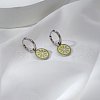Stainless Steel Lemon Hoop Earrings EU6572-1-1
