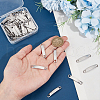 Unicraftale 100PCS 201 Stainless Steel Connector Charms STAS-UN0054-58-4