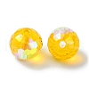 AB Color Plated Glass Beads EGLA-P059-02A-AB09-2