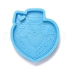 Heart Perfume Bottle Pendant Silicone Molds DIY-M034-25-2