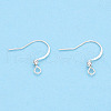 Long-Lasting Plated Brass French Hooks with Coil and Ball KK-K204-137S-4