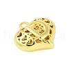 Hollow Brass Pendants for Valentine's Day KK-M289-03D-G-2