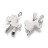 304 Stainless Steel Pendants STAS-H100-53P-3