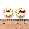 Brass Cufflinks KK-T074-63G-01-NR-4