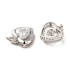 Brass Cubic Zirconia Pendents KK-M275-33P-2