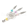 Tibetan Style Alloy Big Pendants HJEW-JM00497-01-3