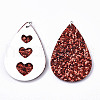 PU Leather Big Pendants FIND-R084-07-2