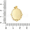 Brass Enamel Pendants KK-U068-11B-01G-3