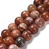 Natural Fire Crackle Agate Beads Strands G-B079-A01-04-2