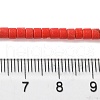 Dyed Synthetic Imperial Jasper Beads Strands G-K368-A04-02-5