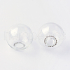 Round Mechanized Blown Glass Globe Ball Bottles X-BLOW-R001-8mm-2