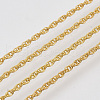 Soldered Brass Coated Iron Rope Chains CH-T002-04G-2
