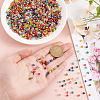 GOMAKERER 18 Strands 18 Colors Transparent Electroplate Glass Beads Strands EGLA-GO0001-05-3