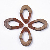 Resin & Walnut Wood Pendants RESI-T023-A-17D-1