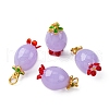 Handmade Lampwork Pendants LAMP-Z012-01G-03-1