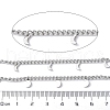 304 Stainless Steel Curb Chains CHS-G041-02P-02-2