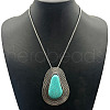 Fashionable Simple Alloy Pendant Necklaces XI3404-5-1