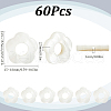 SUNNYCLUE 60Pcs Freshwater Shell Beads Frames Strands SHEL-SC0001-50-2