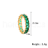 Golden Stainless Steel Finger Rings UP8900-3-1
