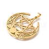304 Stainless Steel Pendants STAS-S144-05G-C-2