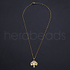 201 Stainless Steel Pendants Necklaces NJEW-S105-JN688-45-2-2