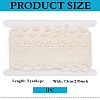MAYJOYDIY US 5 Yards Cotton Embroidery Flower Lace Ribbons SRIB-MA0001-04-2