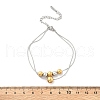 304 Stainless Steel Rolo Chain Multi-layer Bracelets for Women BJEW-D337-01A-GP-5