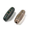 Tibetan Style dZi Beads TDZI-E004-33-5