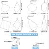 Unicraftale DIY Beaded Hoop Earring Making Kits DIY-UN0002-43P-3