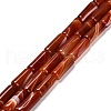 Dyed Natural Agate Beads Strands G-G203-01D-2