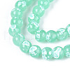 Baking Paint Glass Beads Strands DGLA-N015-6mm-07-3