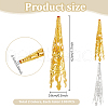   200Pcs 2 Colors Iron Bead Cones FIND-PH0023-37-2