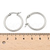 Tarnish Resistant 304 Stainless Steel Hoop Earrings X-EJEW-F105-10P-5