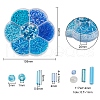 7 Style Baking Paint & Transparent & Trans & Ceylon Glass Seed Beads SEED-YW0001-45D-2