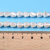 Transparent Spray Painted Glass Beads Strands GLAA-N001-28-5