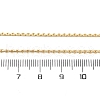 Brass Link Chain Necklaces for Women NJEW-D302-13G-3