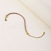 Twisted Nylon Cord Bracelets for Women BJEW-V007-01G-03-1