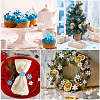 SUNNYCLUE 80Pcs 8 Styles Christmas Translucent Resin Cabochons RESI-SC0003-40-5