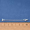 Brass Lobster Claw Clasps KK-K388-60S-3