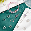   160Pcs 8 Styles 2-Hole CCB Plastic Beads Frame FIND-PH0020-76P-5