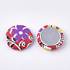 Imitation Leather Cabochons WOVE-S118-17C-2