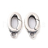 925 Sterling Silver Spring Gate Clasps STER-D036-12AS-1