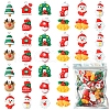 48Pcs 12 Styles Christmas Theme Opaque Resin Pendants RESI-FS0001-73-1