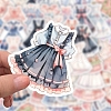 60Pcs Dress Paper Sticker Labels PW-WG76639-01-4