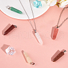 Natural & Synthetic Gemstone Point Pendants G-NB0001-27P-2