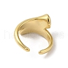 Shell Open Cuff Ring for Women RJEW-C091-03G-01-3