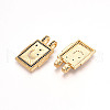 Brass Micro Pave Cubic Zirconia Pendants KK-U055-06A-01-2