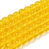 Transparent Glass Beads Strands GLAA-T032-T4mm-11-1