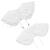 HOBBIESAY 2Pcs 2 Styles Detachable Embroidered False Collars DIY-HY0001-95-1