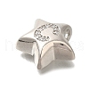 Rack Plating Brass Micro Pave Cubic Zirconia Pendants KK-I722-05P-C-2